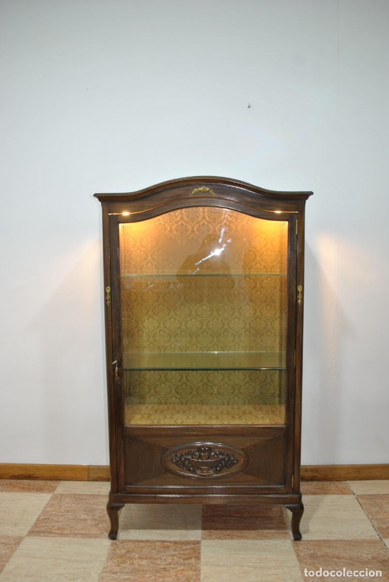Antig&uuml;edades: VITRINA CL&Aacute;SICA ACRISTALADA - Foto 3