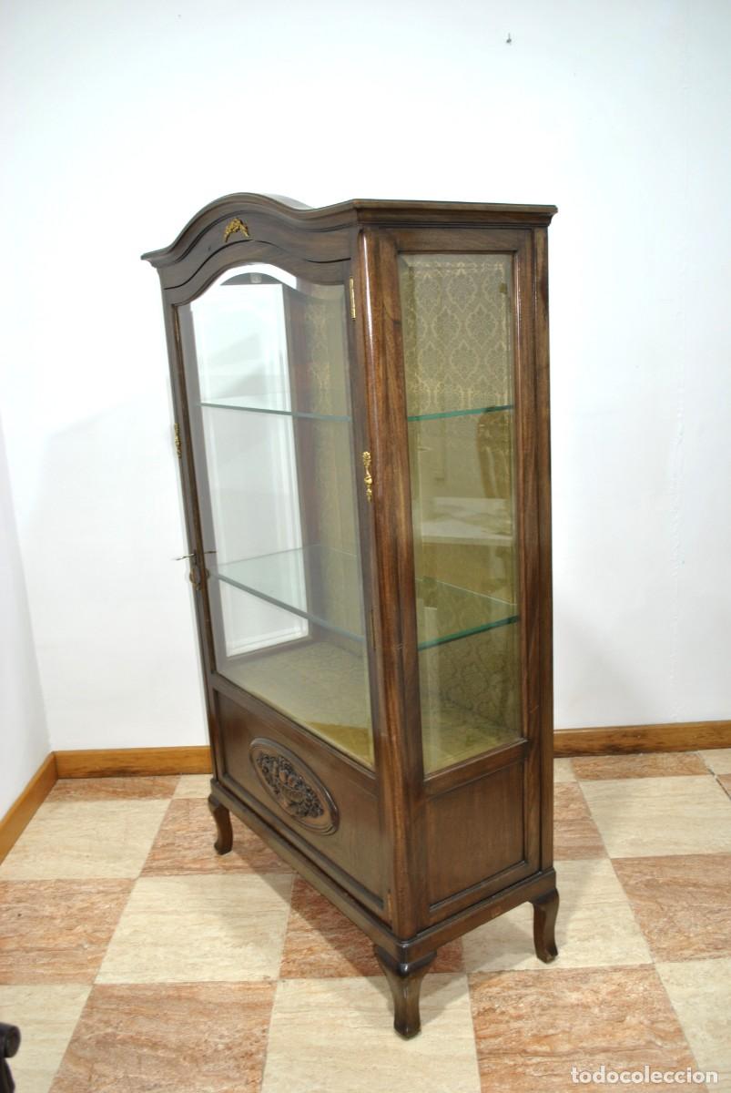 Antig&uuml;edades: VITRINA CL&Aacute;SICA ACRISTALADA - Foto 7
