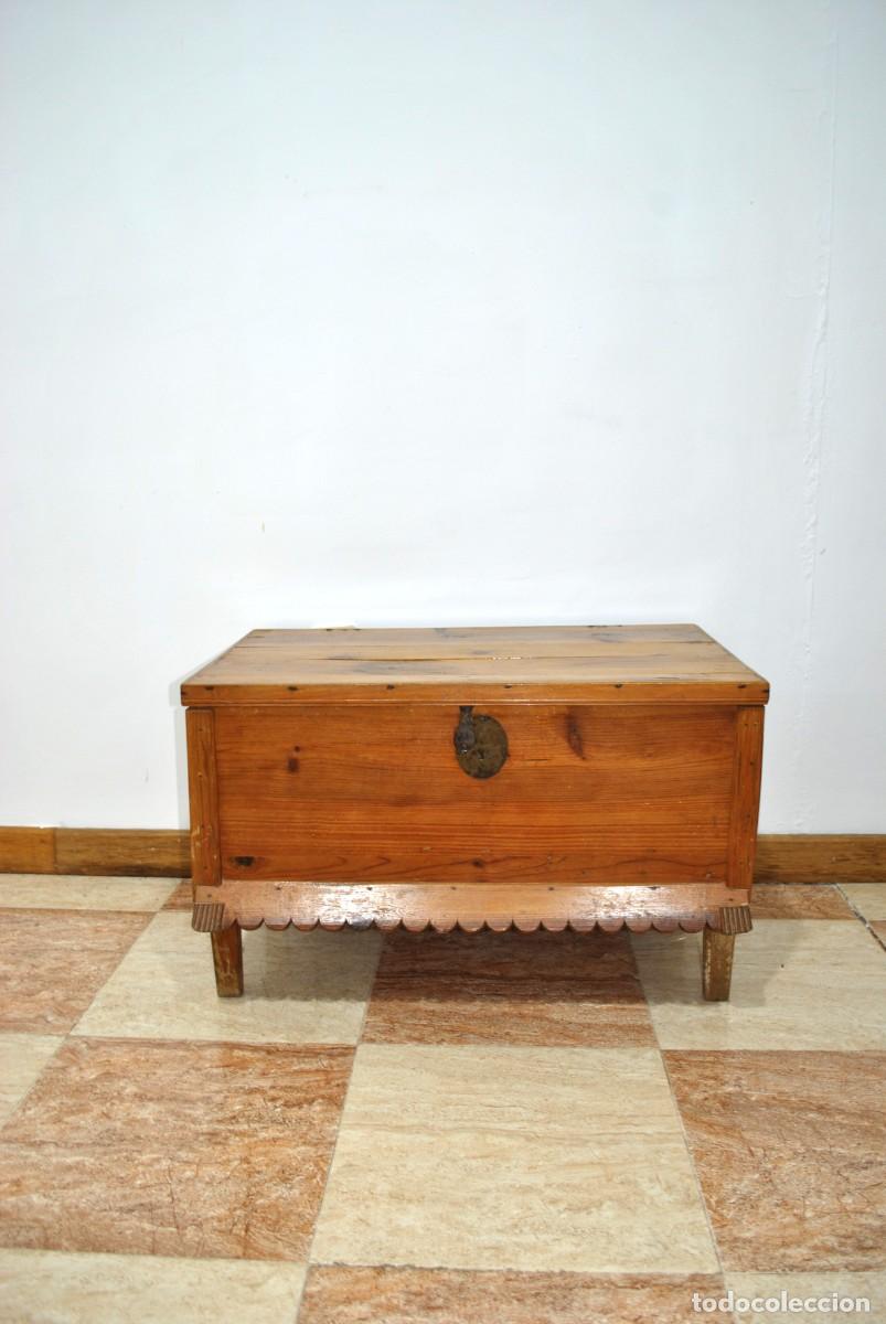 Antig&uuml;edades: ARC&Oacute;N ANTIGUO MADERA DE PINO - Foto 1