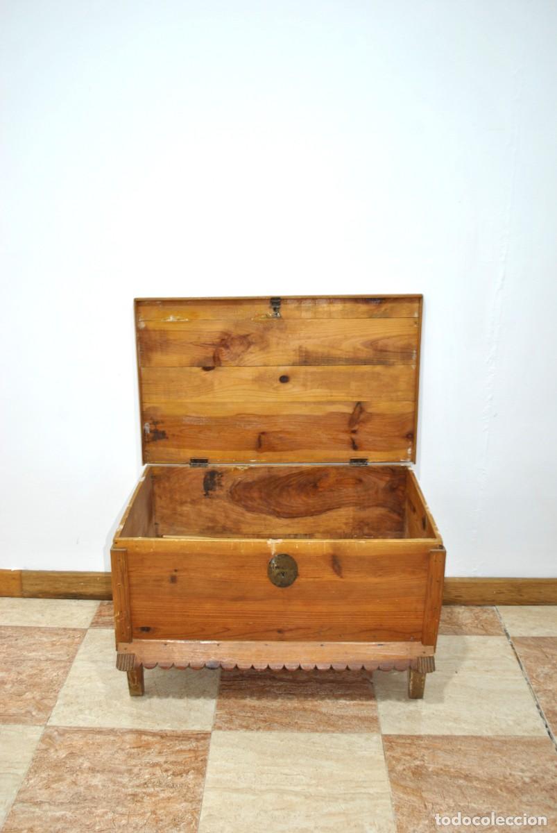 Antig&uuml;edades: ARC&Oacute;N ANTIGUO MADERA DE PINO - Foto 4