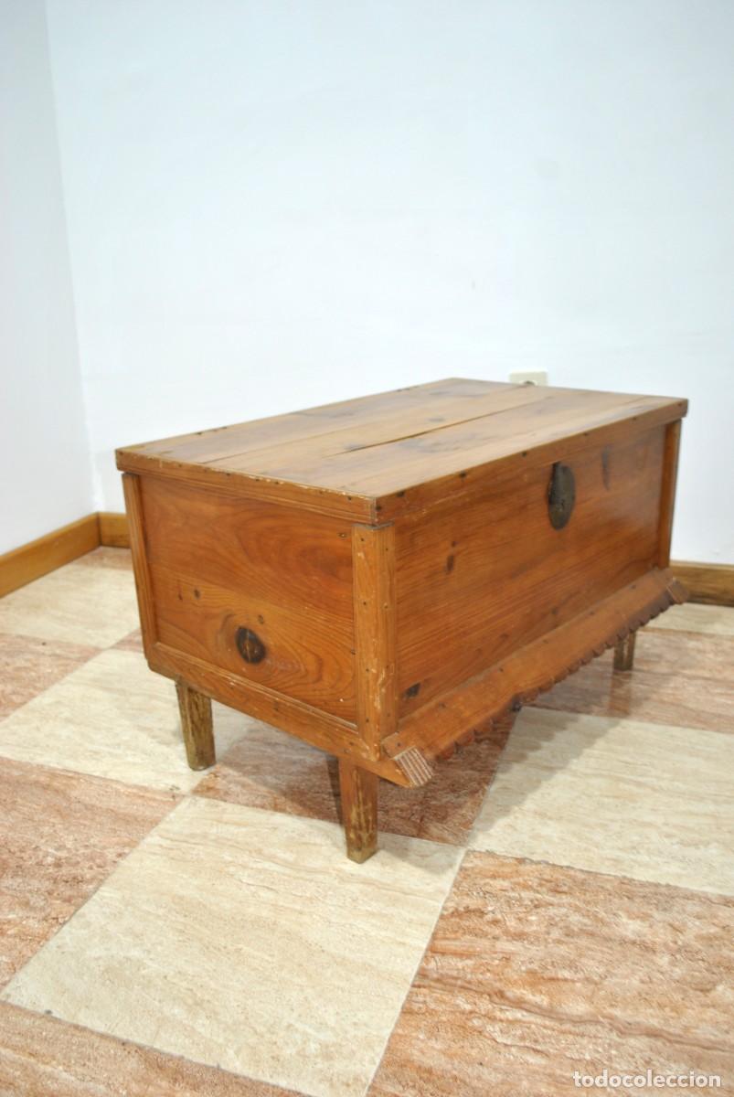 Antig&uuml;edades: ARC&Oacute;N ANTIGUO MADERA DE PINO - Foto 5