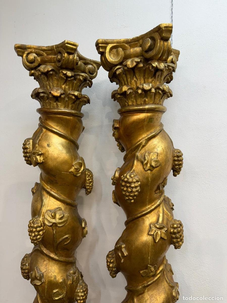 Antig&uuml;edades: Gran pareja de columnas salom&oacute;nicas, - Foto 2