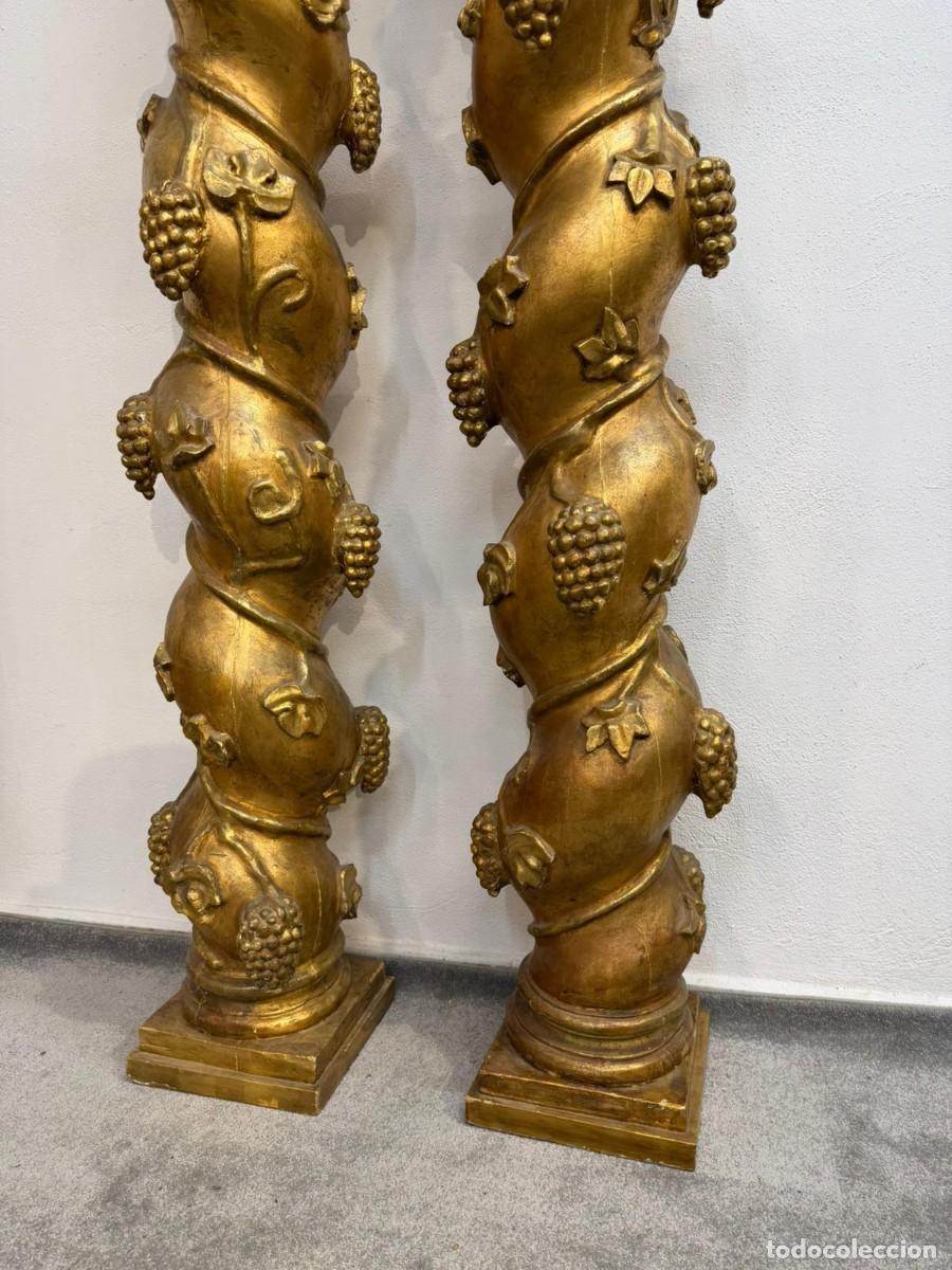 Antig&uuml;edades: Gran pareja de columnas salom&oacute;nicas, - Foto 3