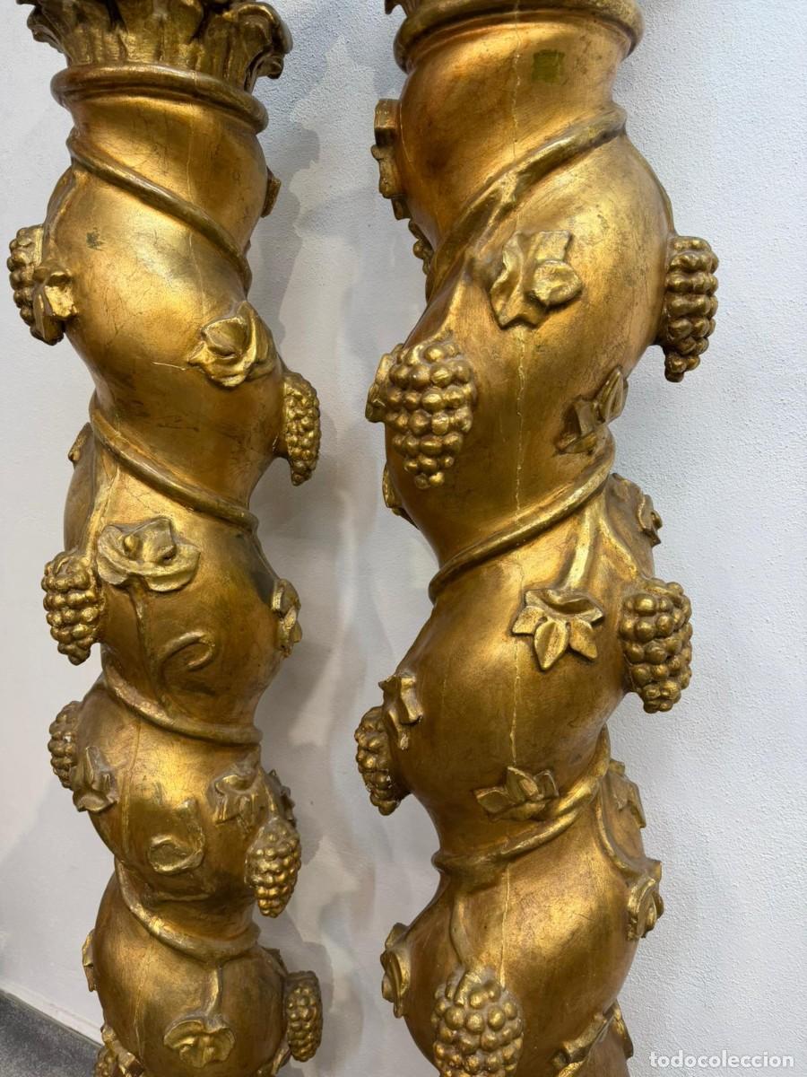 Antig&uuml;edades: Gran pareja de columnas salom&oacute;nicas, - Foto 4