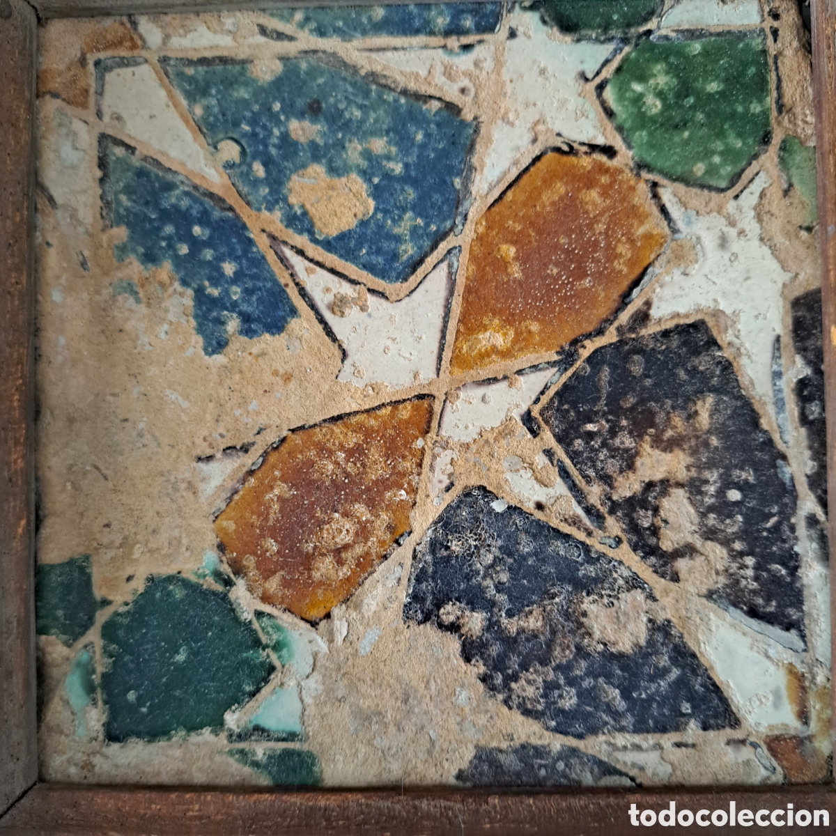 Antiques: Azulejo Mudejar. Posible S. XV.