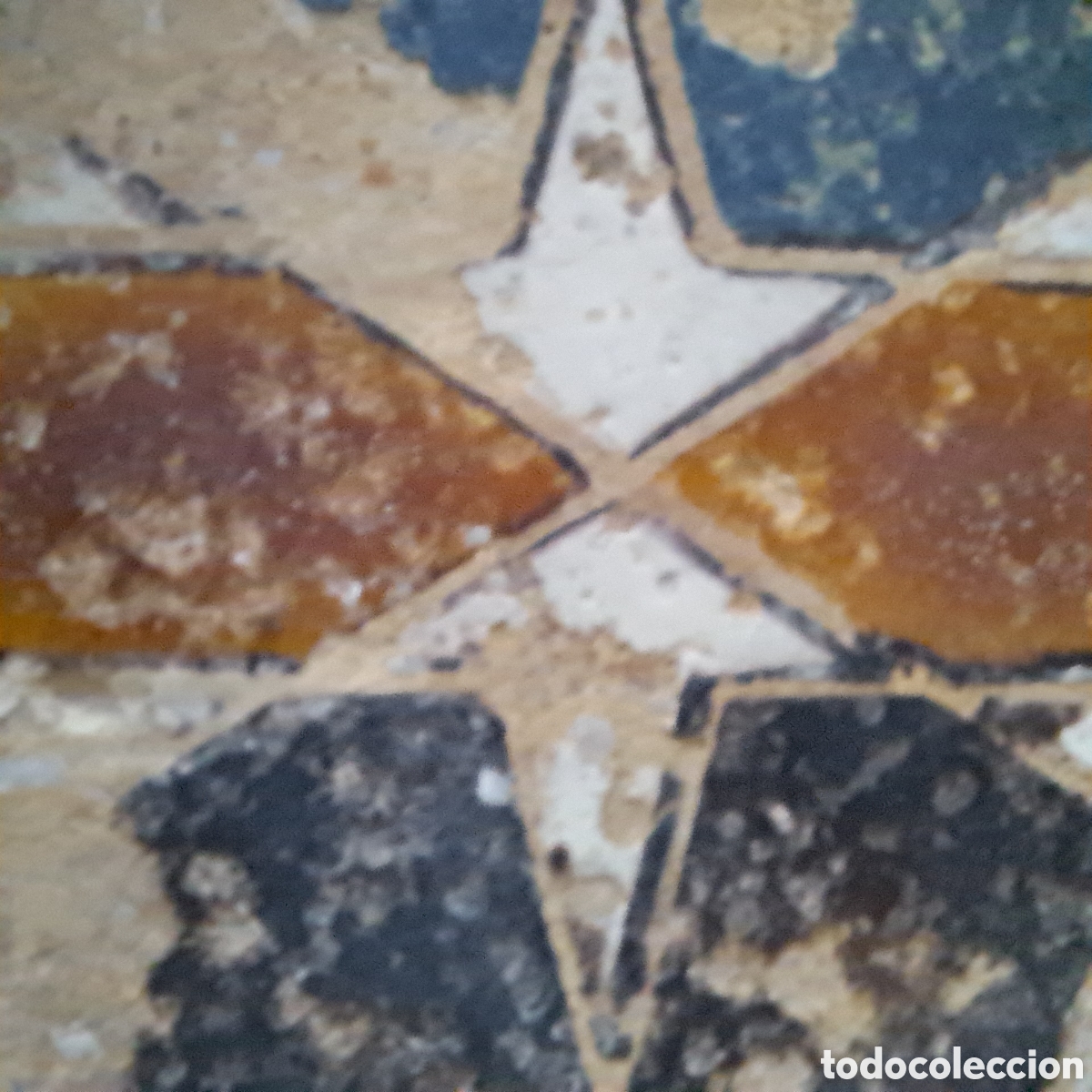 Antig&uuml;edades: Azulejo Mudejar. Posible S. XV. - Foto 4
