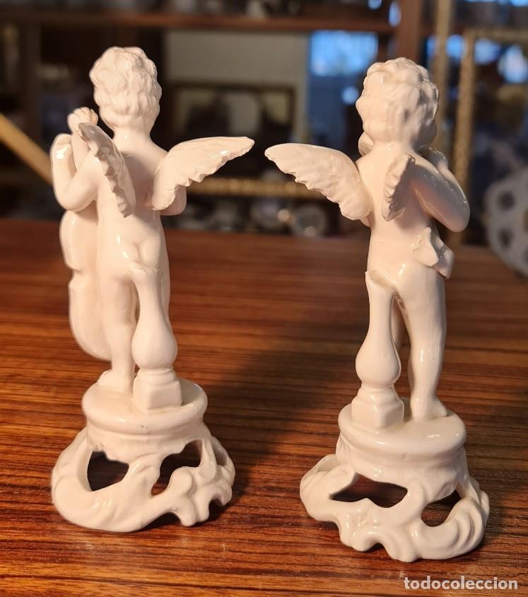 Antig&uuml;edades: Pareja de querubines musicales - Foto 5