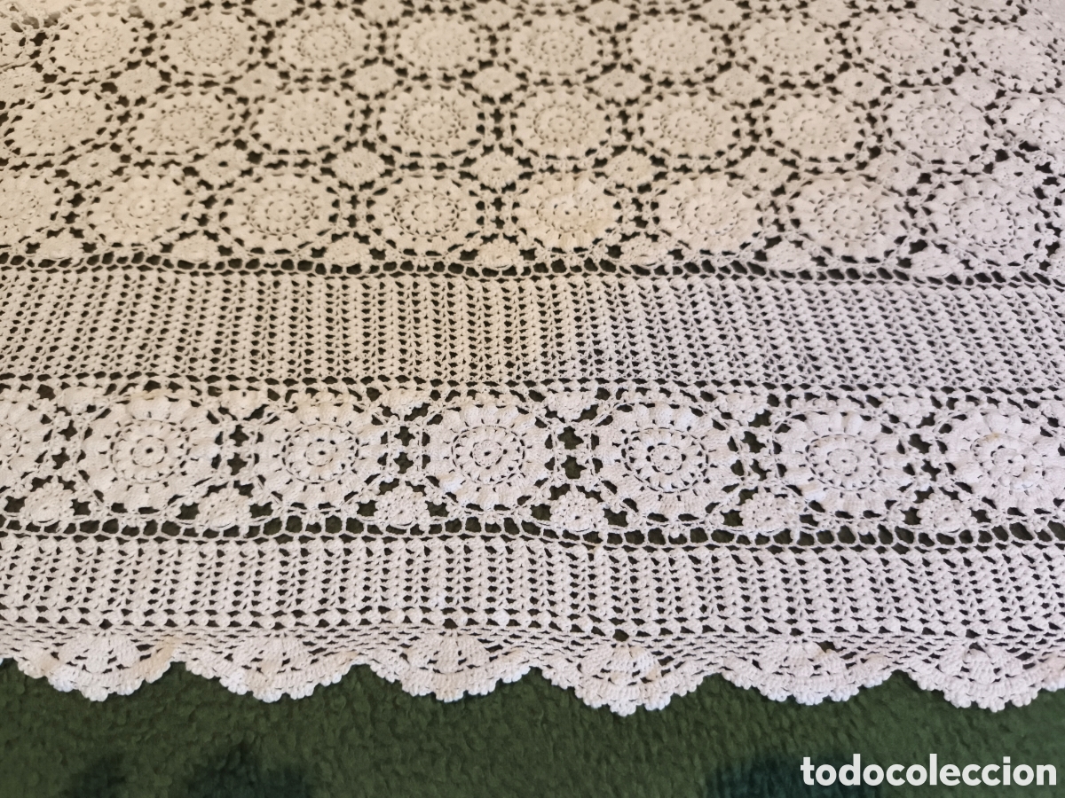 Antiquit&eacute;s: Colcha muy antigua, realizada por monjas