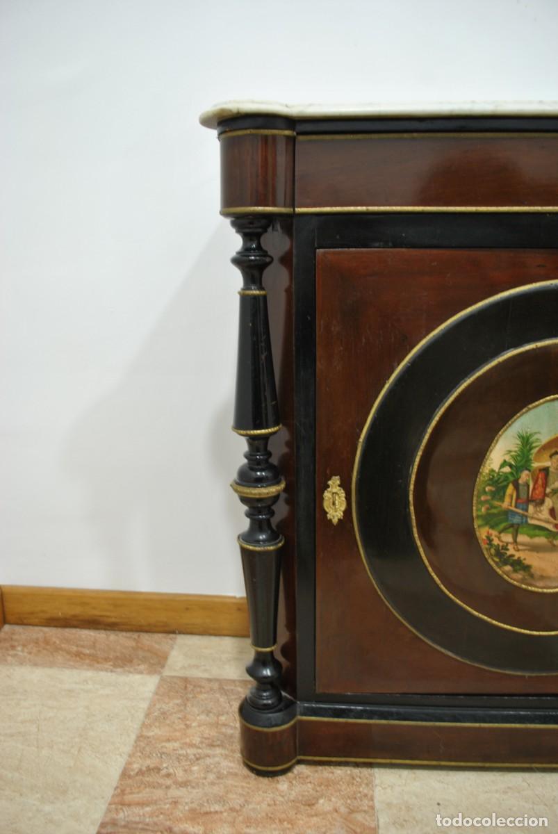 Antig&uuml;edades: MUEBLE ENTRED&Oacute;S MEDALL&Oacute;N CENTRAL - Foto 6
