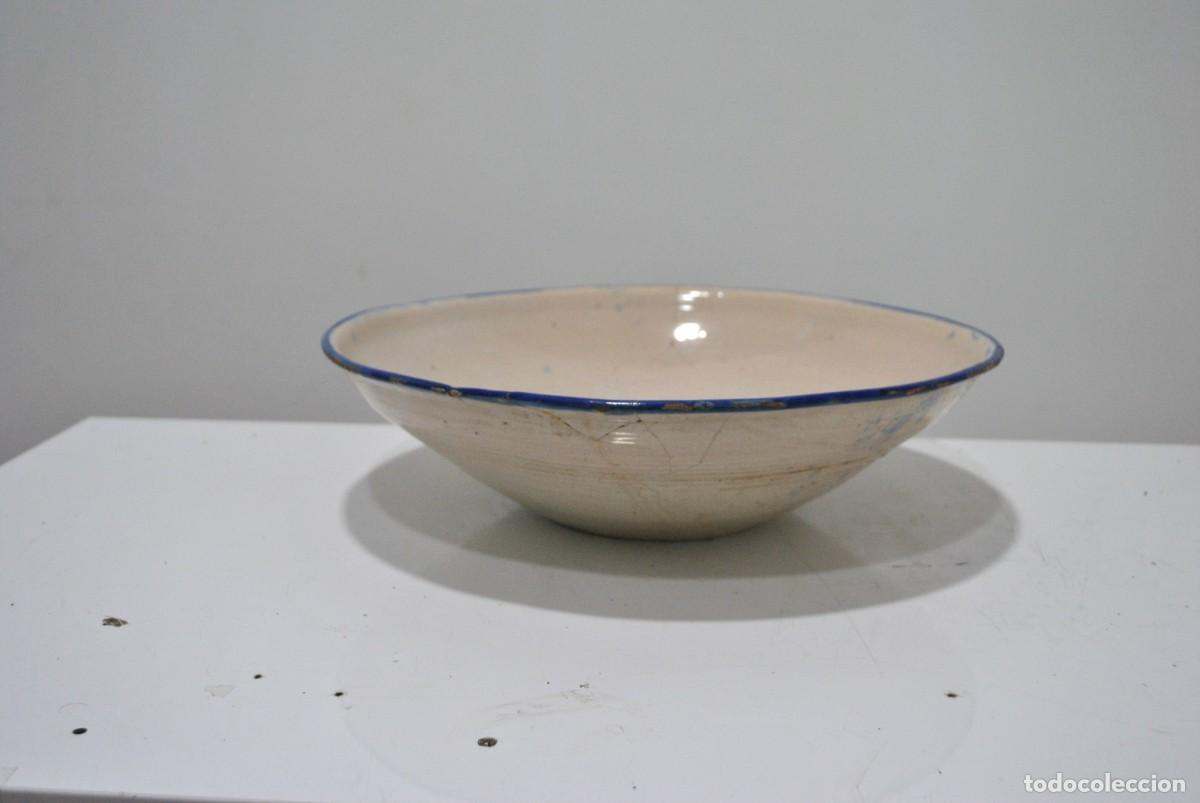 Antig&uuml;edades: CUENCO ANTIGUO CER&Aacute;MICA AZUL - Foto 3