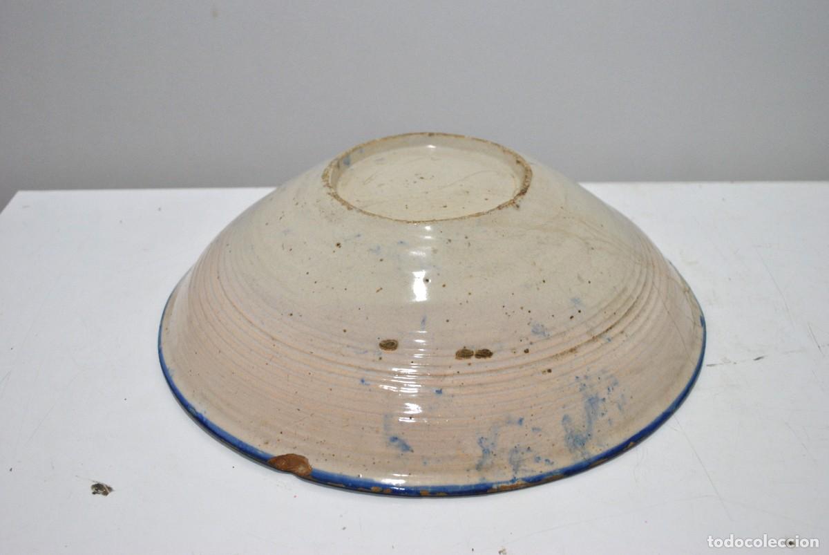 Antig&uuml;edades: CUENCO ANTIGUO CER&Aacute;MICA AZUL - Foto 4