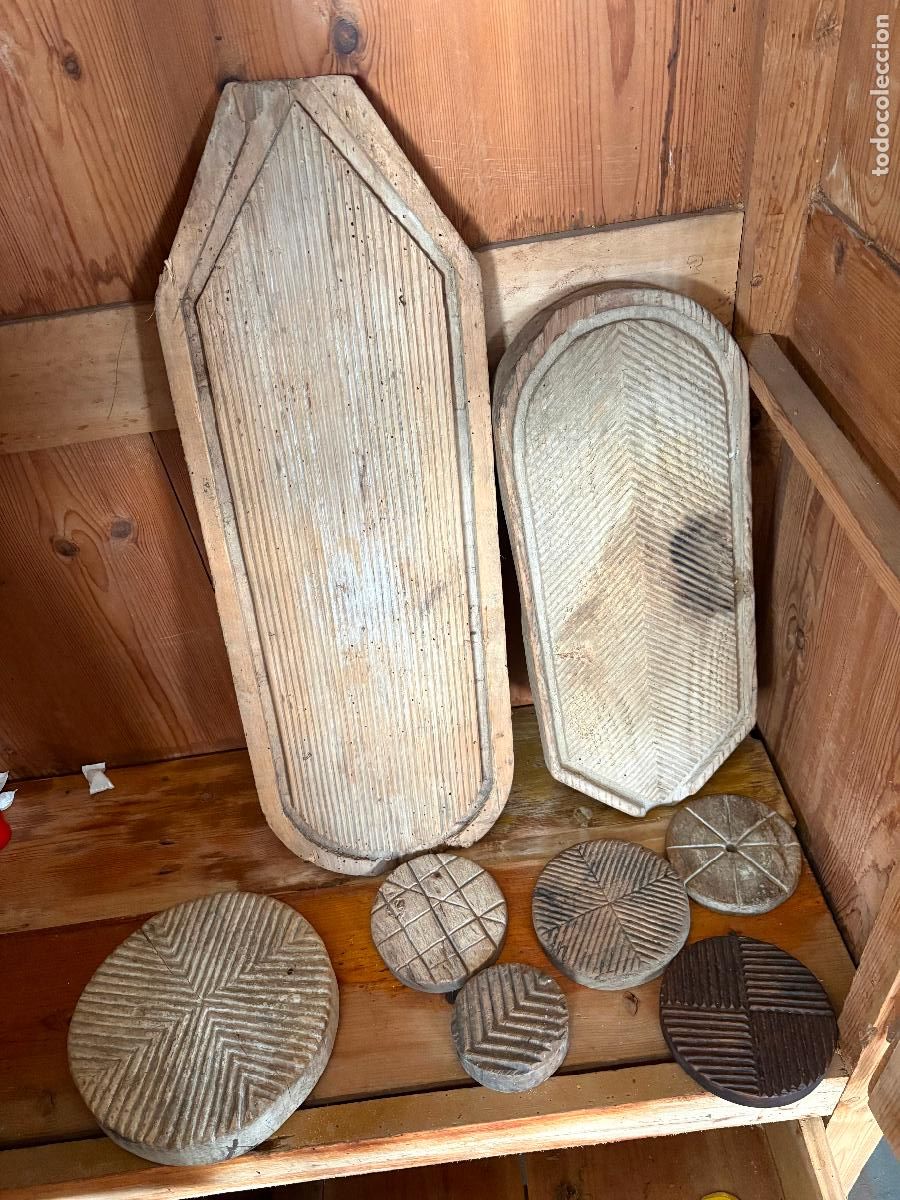 Antig&uuml;edades: Arte pastoril queso en madera arte popular espa&ntilde;ol