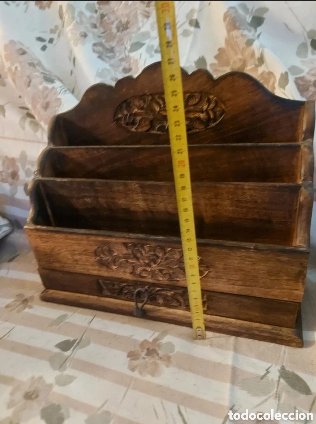 Antig&uuml;edades: Palisandro Antiguo Escriban&iacute;a Impecable - Foto 4