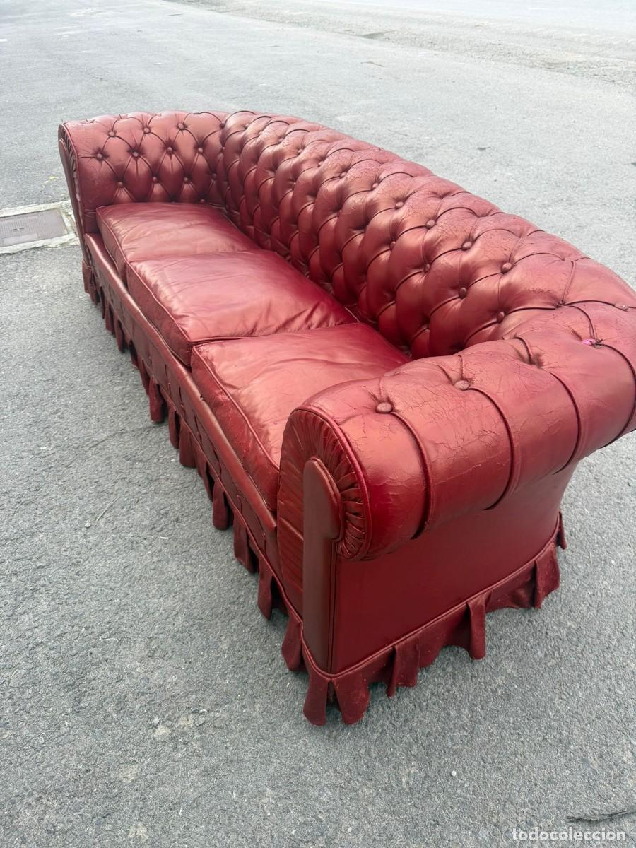 Antig&uuml;edades: Elegante sof&aacute; estilo Chester. - Foto 1