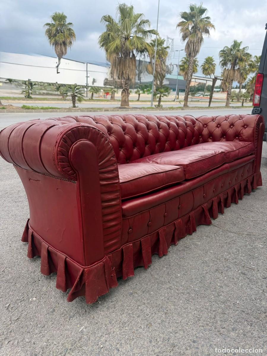 Antig&uuml;edades: Elegante sof&aacute; estilo Chester. - Foto 2