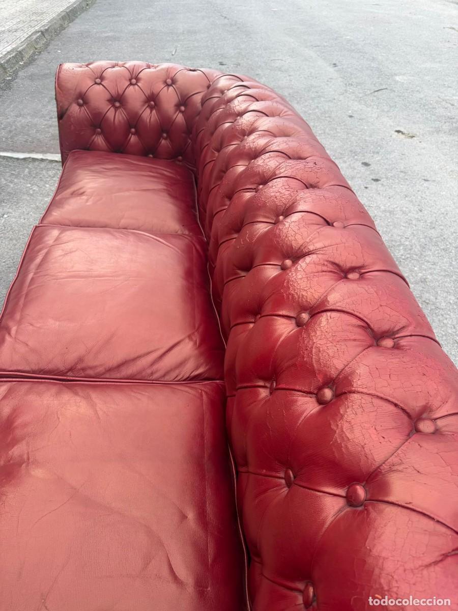 Antig&uuml;edades: Elegante sof&aacute; estilo Chester. - Foto 6