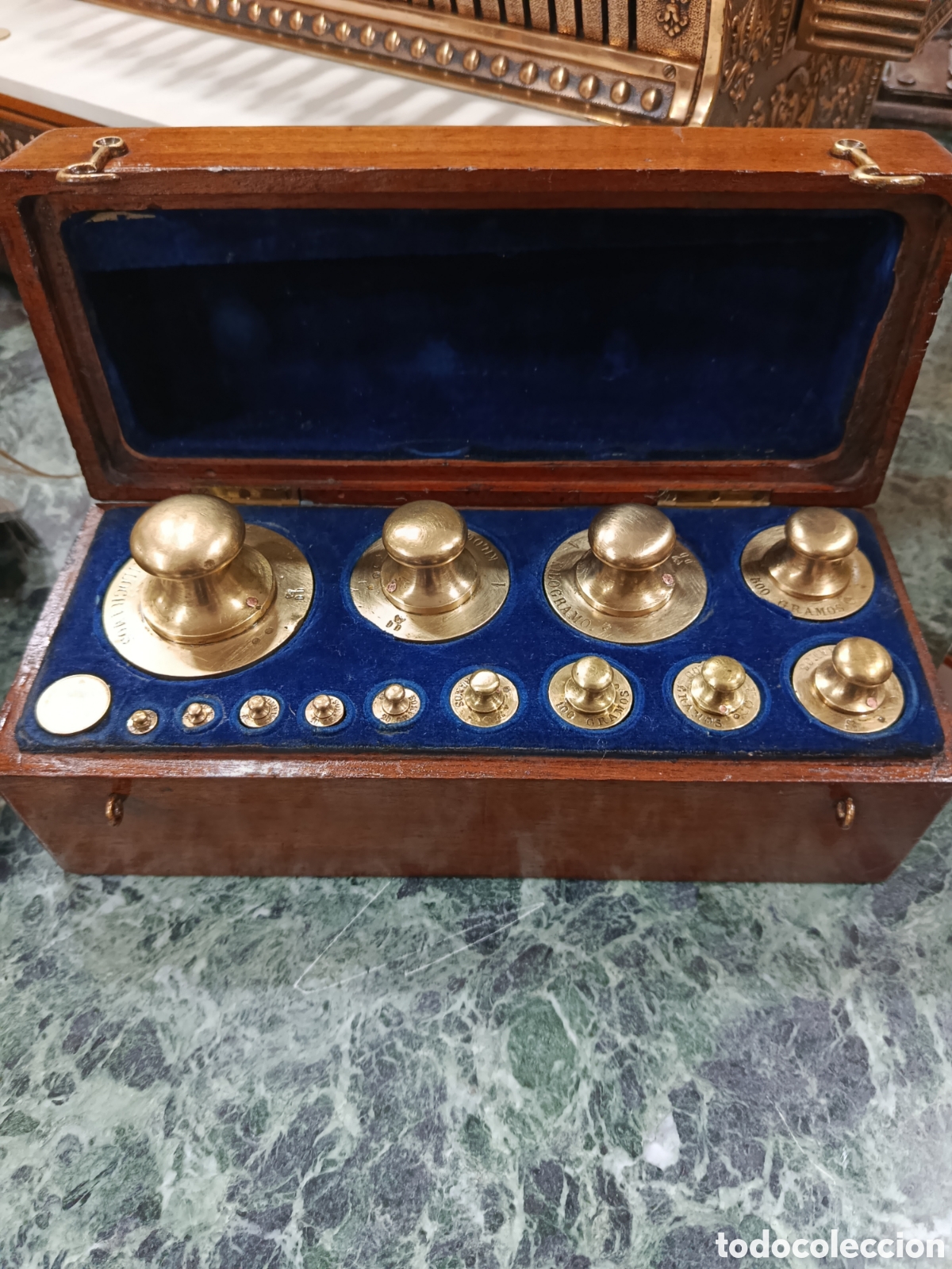 Antig&uuml;edades: Colecci&oacute;n de pesas antig&uuml;as - Foto 1