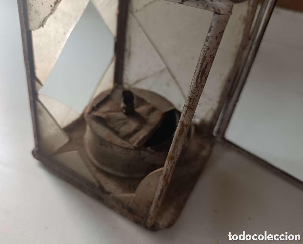 Antig&uuml;edades: Antigua Lampara de aceite - Foto 6