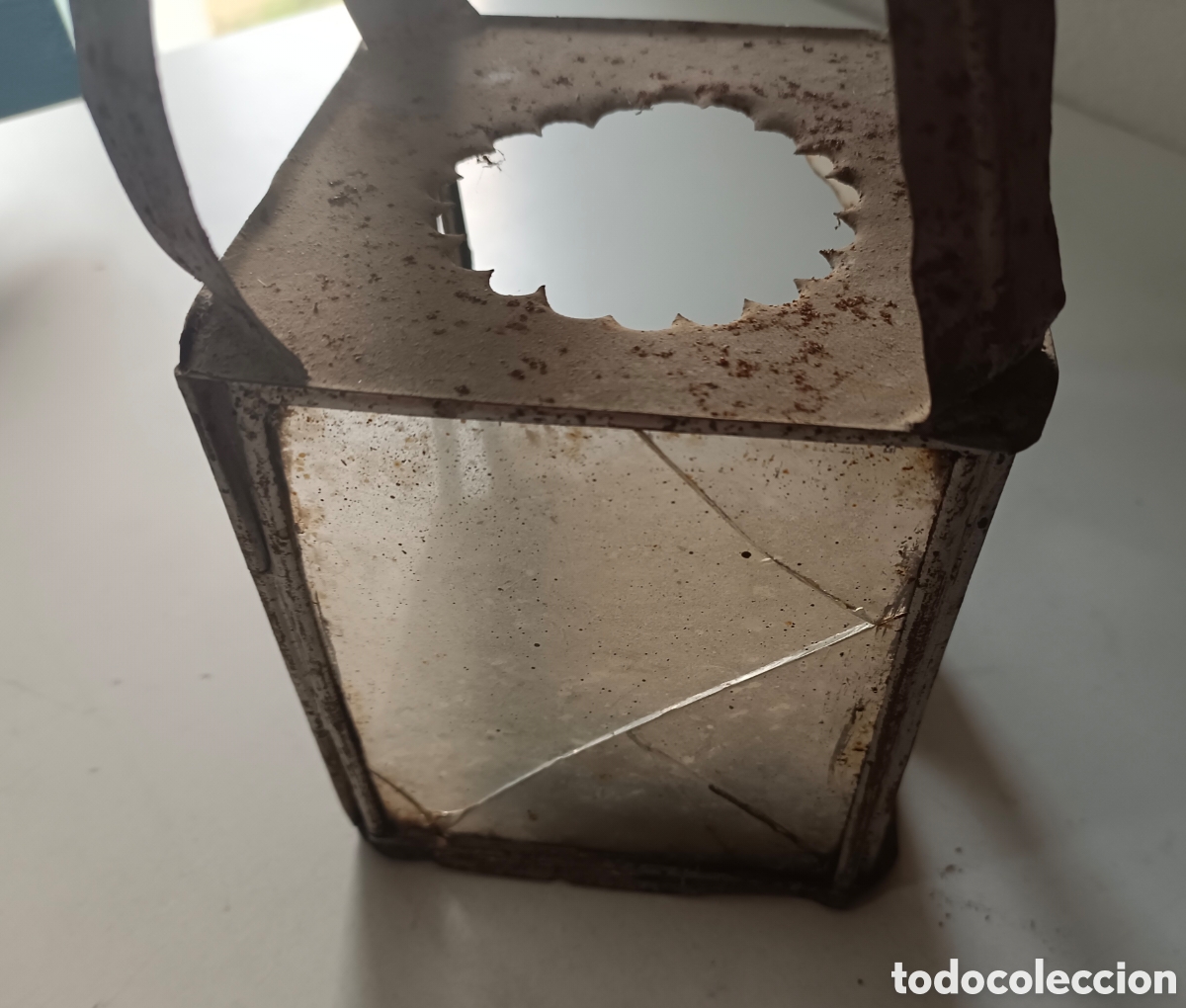 Antig&uuml;edades: Antigua Lampara de aceite - Foto 7