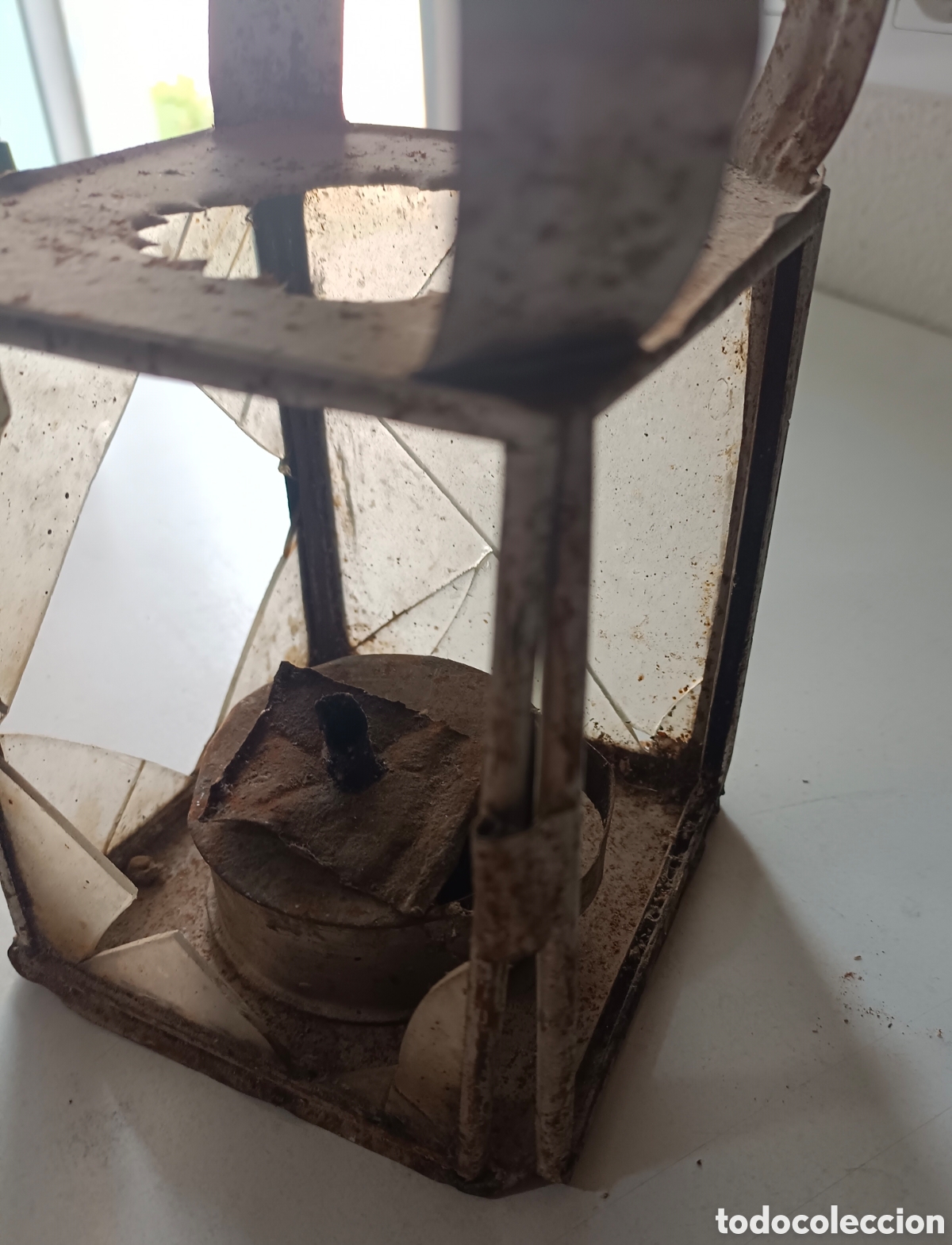 Antig&uuml;edades: Antigua Lampara de aceite - Foto 10