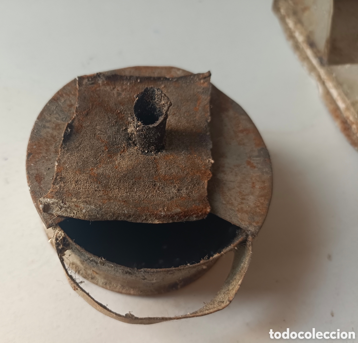 Antig&uuml;edades: Antigua Lampara de aceite - Foto 14