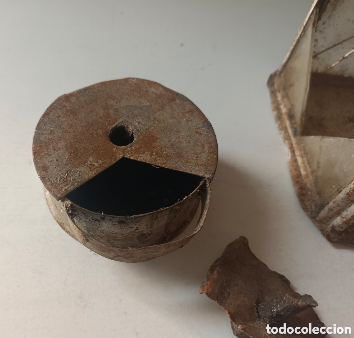 Antig&uuml;edades: Antigua Lampara de aceite - Foto 18