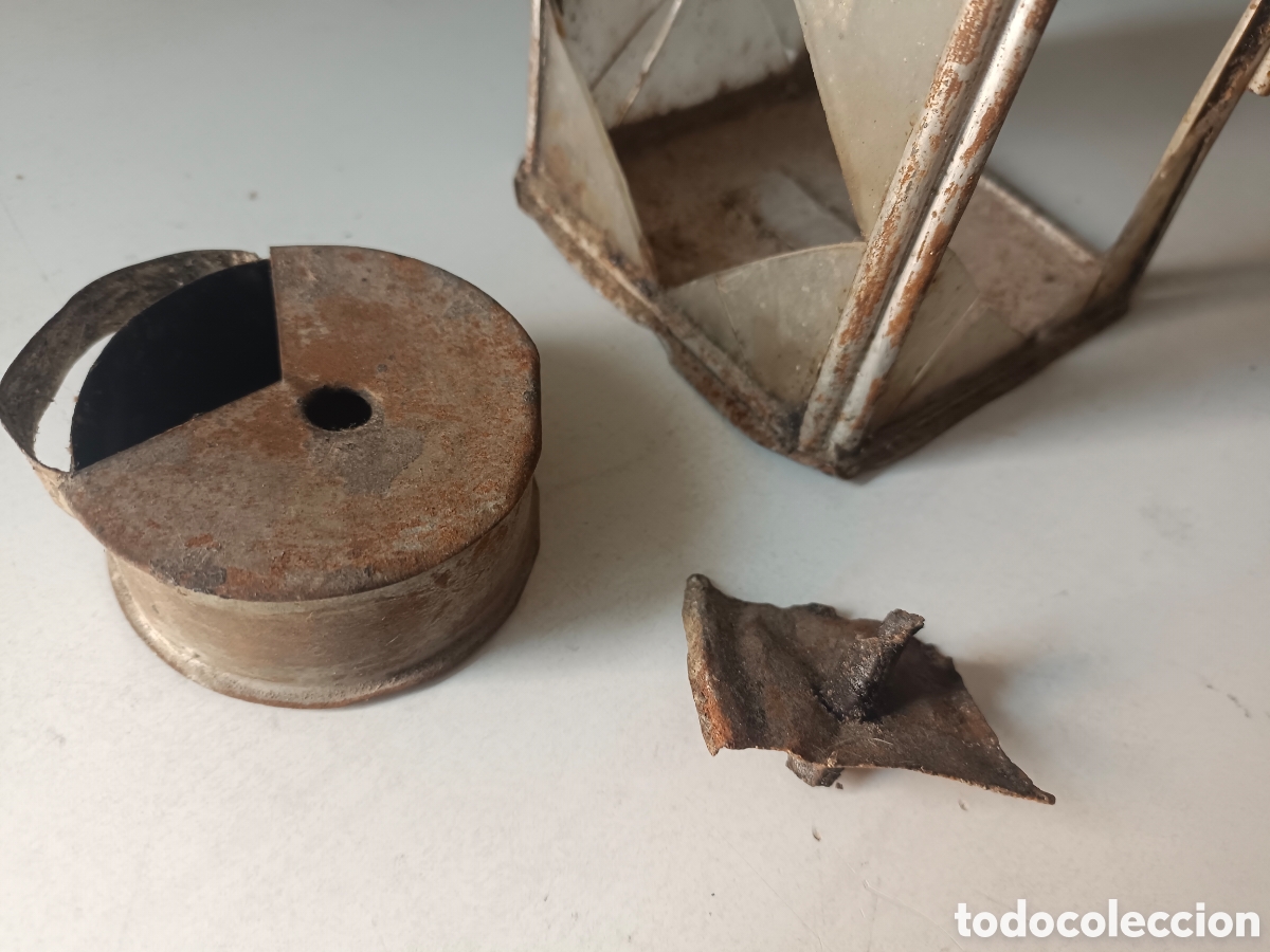 Antig&uuml;edades: Antigua Lampara de aceite - Foto 20