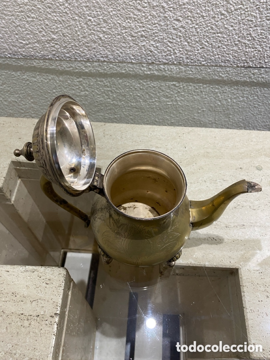 Antig&uuml;edades: Conjunto de tetera y utensilios para el t&eacute; - Foto 10