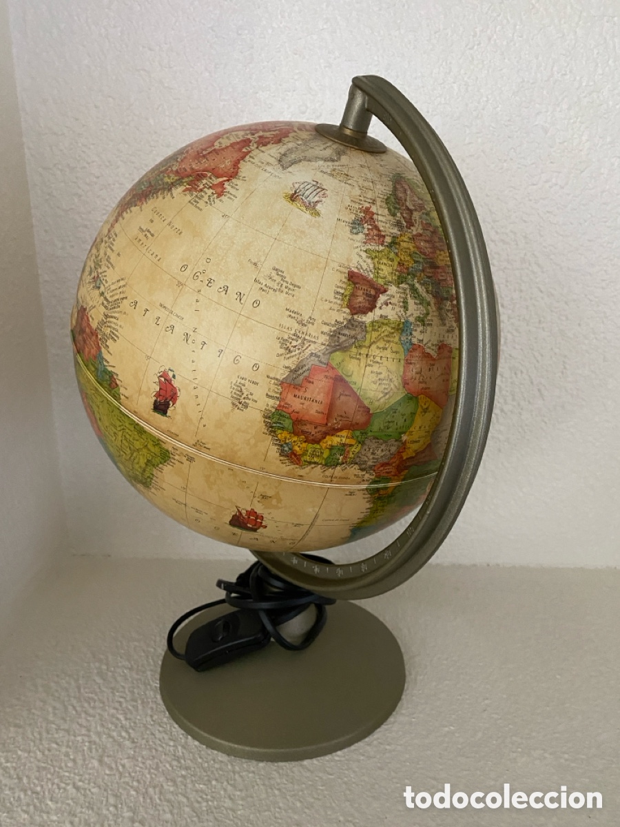 Antig&uuml;edades: L&aacute;mpara Globo terr&aacute;queo en pl&aacute;stico - Foto 11