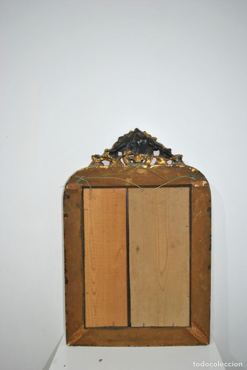 Antig&uuml;edades: ESPEJO ANTIGUO ORO ESTILO LUIS XV - Foto 7
