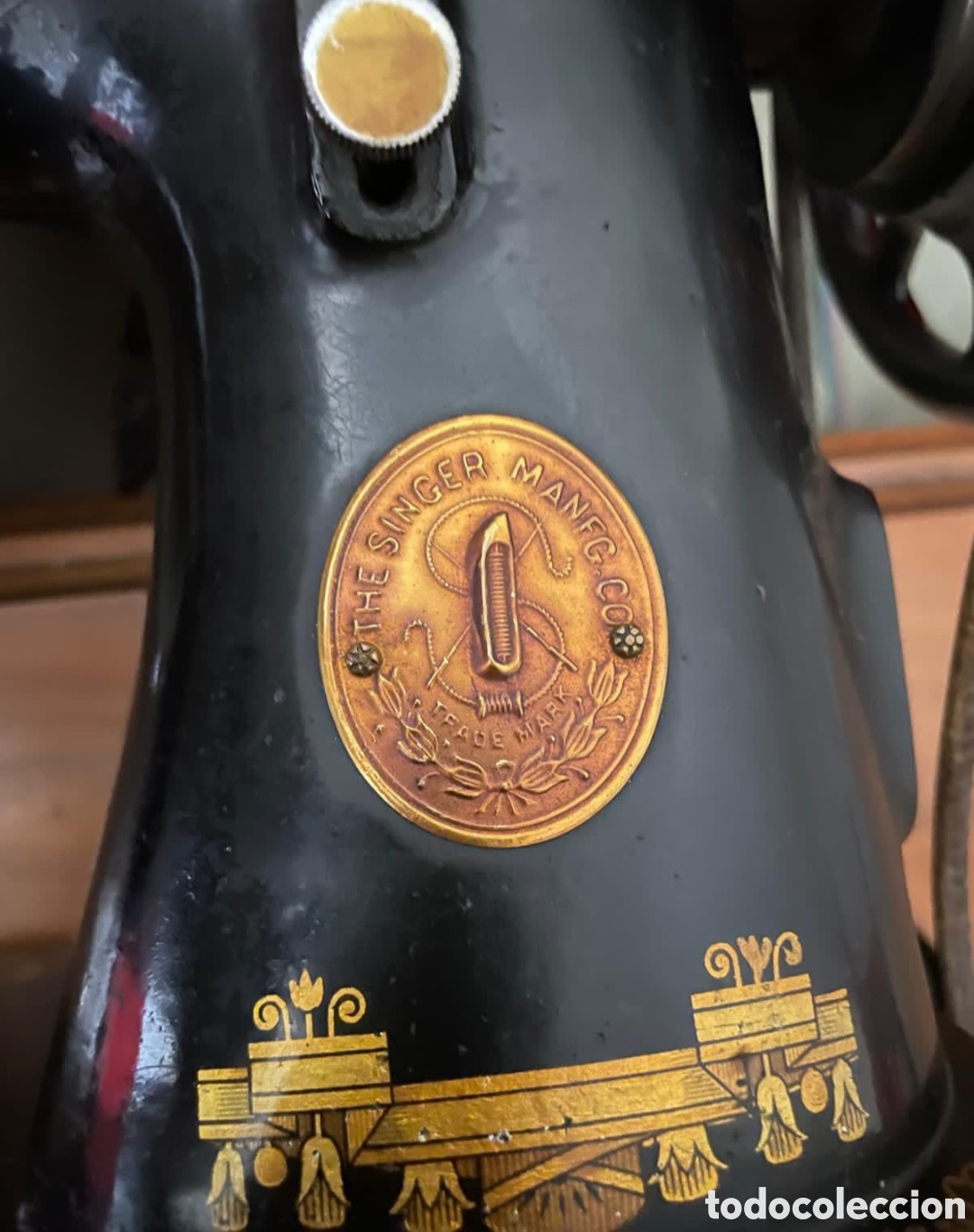 Antig&uuml;edades: Maquina coser Singer 1900 - Foto 7