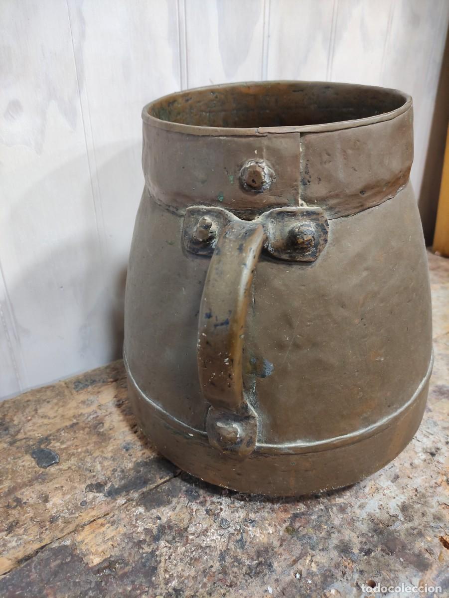 Antig&uuml;edades: Caldera de cobre antigua - Foto 3