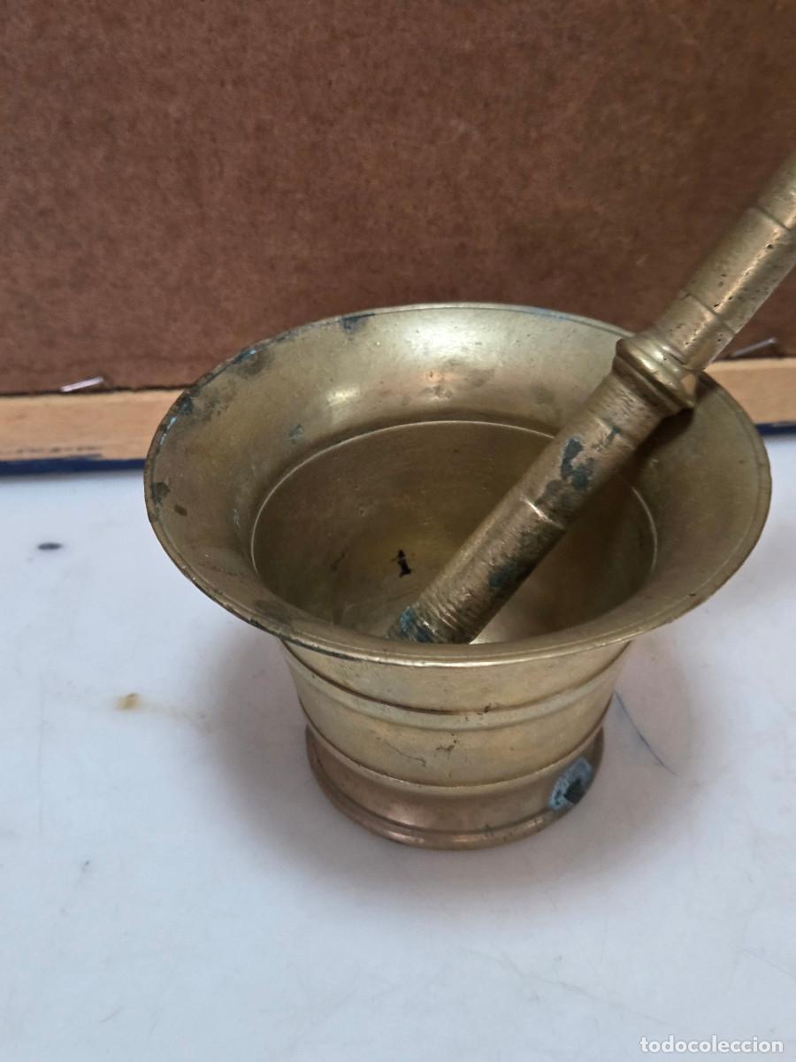 Antig&uuml;edades: mortero de bronce antiguo - Foto 2