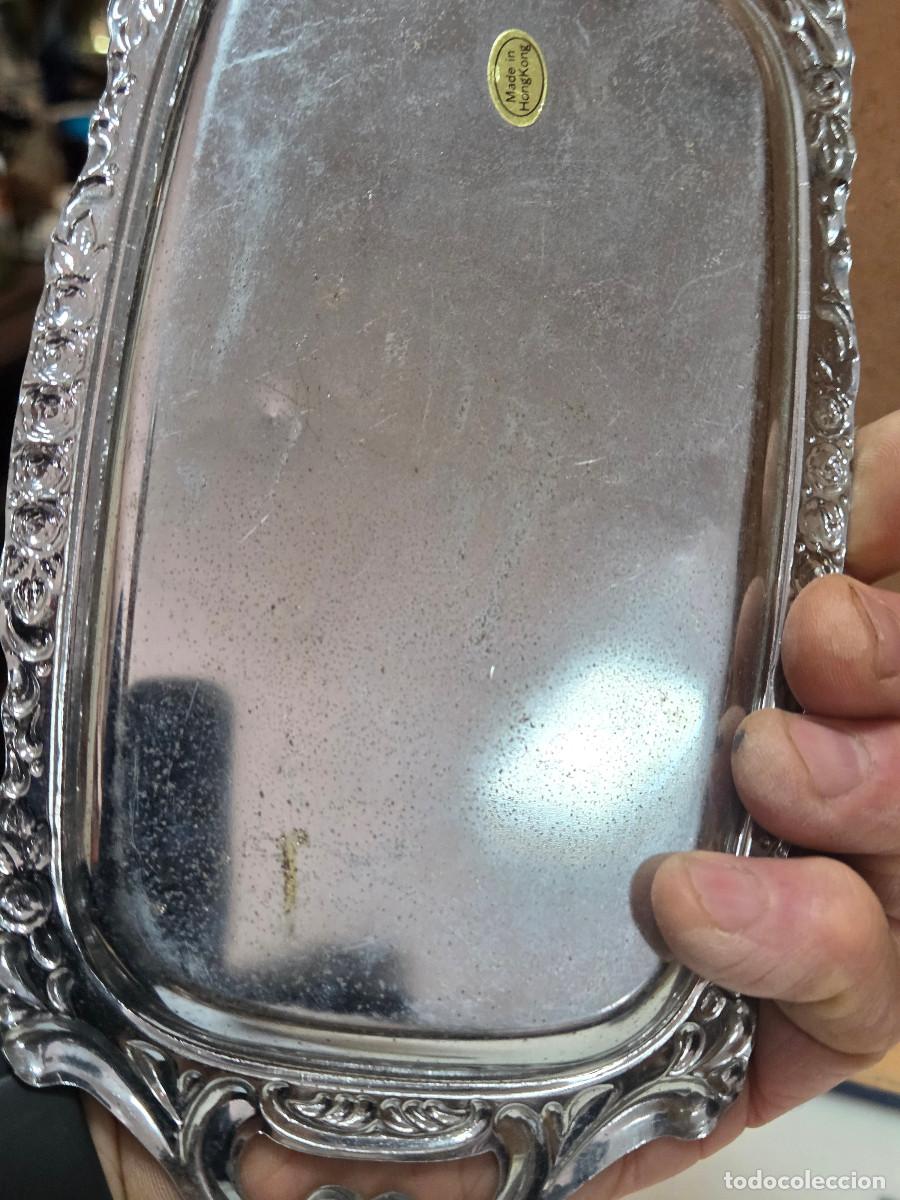 Antig&uuml;edades: bandeja con la virgen del rocio - Foto 3