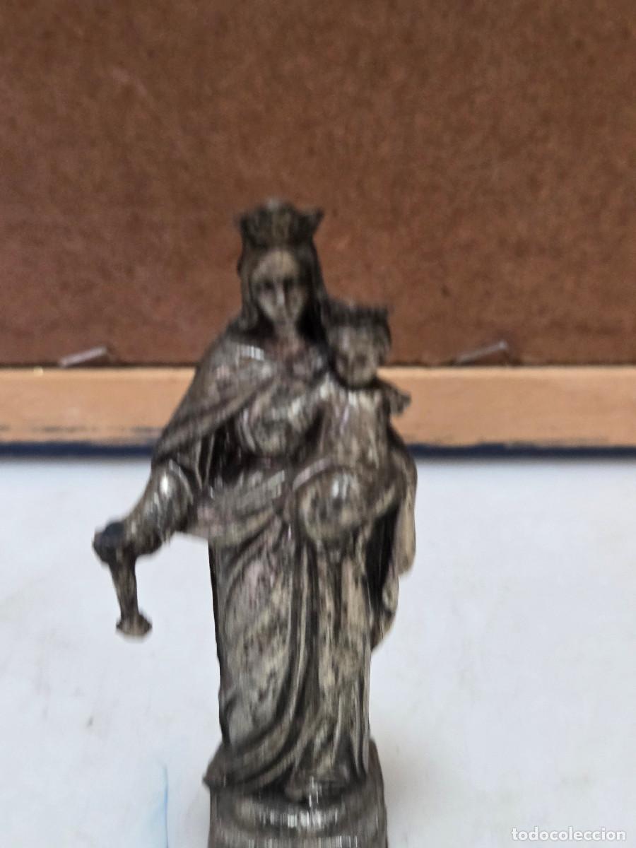 Antig&uuml;edades: figura de virgen en acrilico - Foto 1