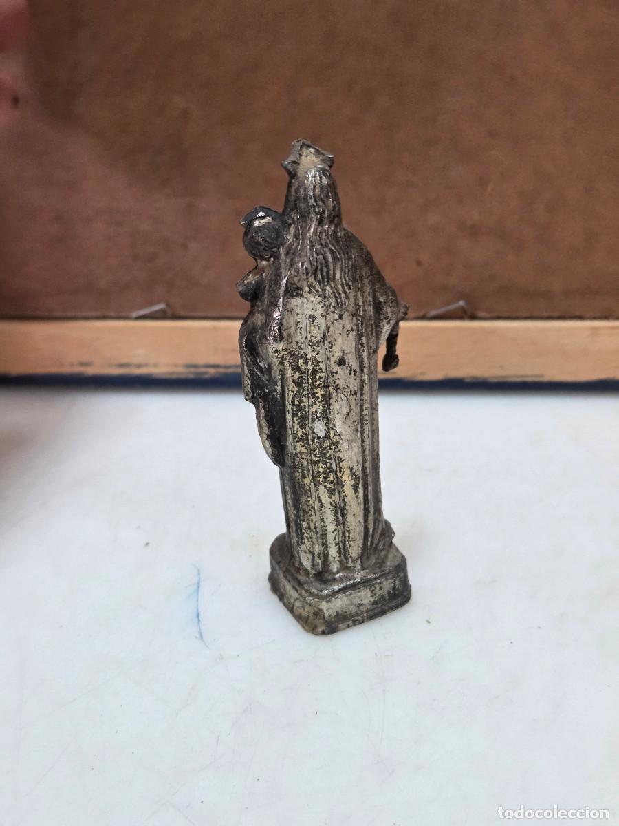 Antig&uuml;edades: figura de virgen en acrilico - Foto 3