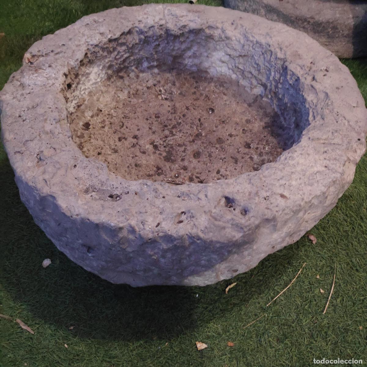Antig&uuml;edades: MACETERO - CUENCO - JARDINERA DE PIEDRA - Foto 3