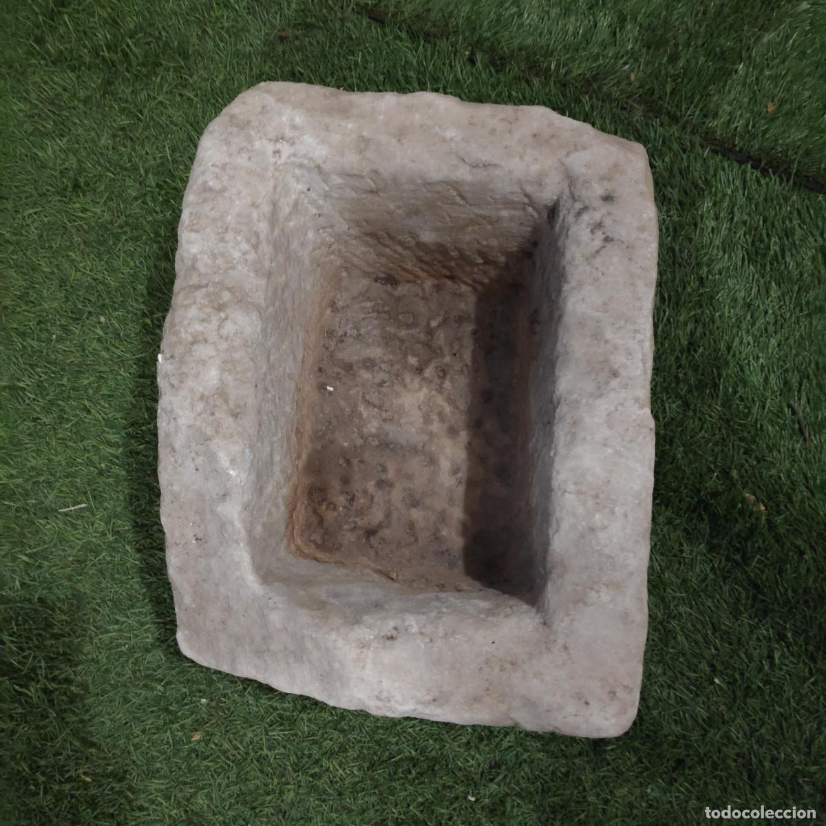 Antig&uuml;edades: MACETERO - CUENCO - JARDINERA DE PIEDRA RECTANGULAR - Foto 2