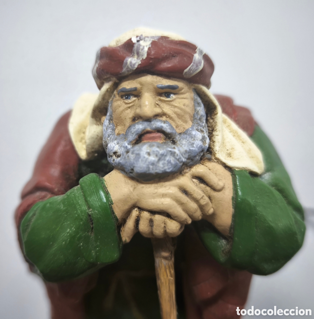 Antig&uuml;edades: 5 FIGURAS DE BEL&Eacute;N. 19cm. - Foto 4