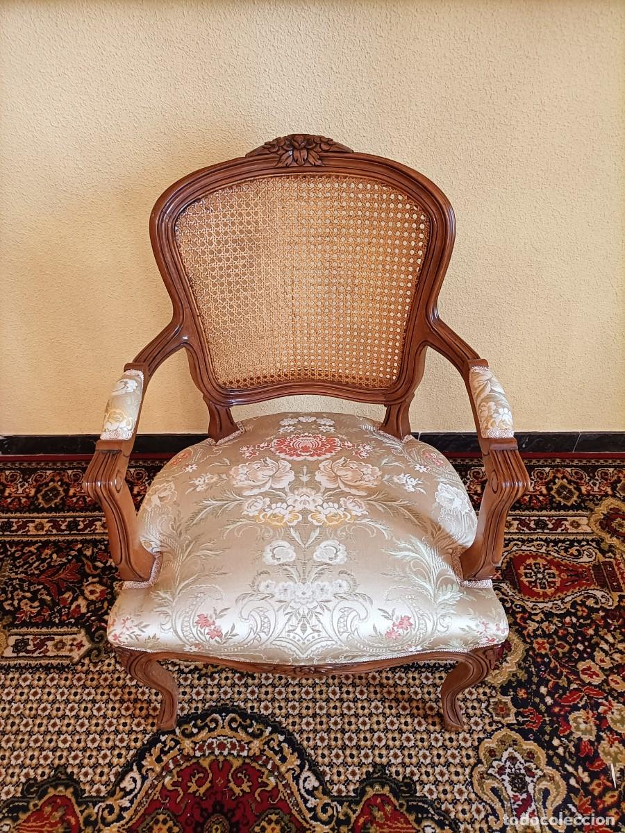 Antig&uuml;edades: Silla cl&aacute;sica de estilo Luis XV - Foto 2