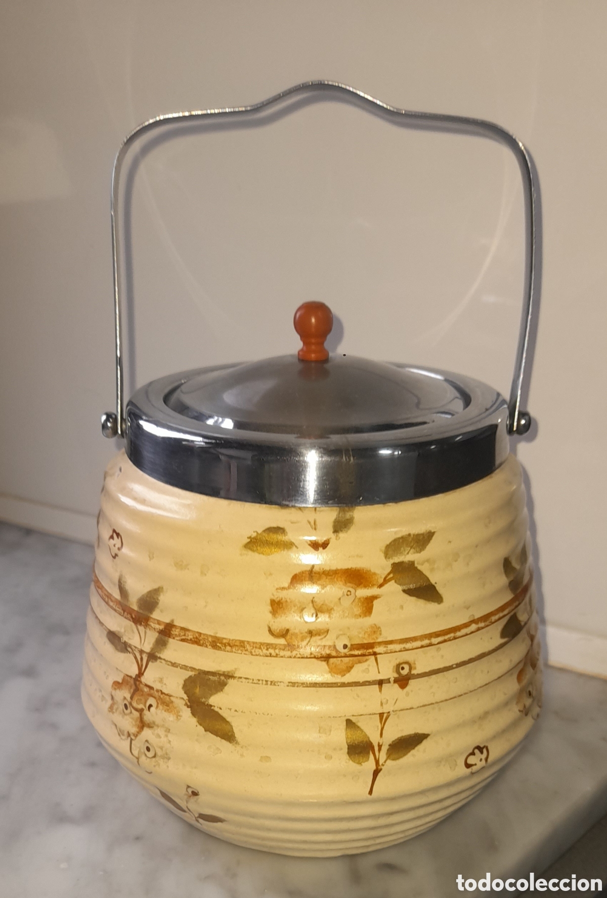 Antig&uuml;edades: Galletero ingl&eacute;s Art-Dec&oacute;