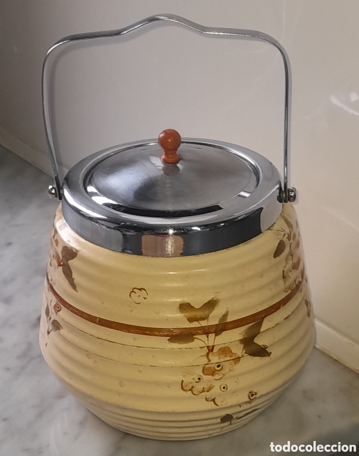 Antig&uuml;edades: Galletero ingl&eacute;s Art-Dec&oacute;