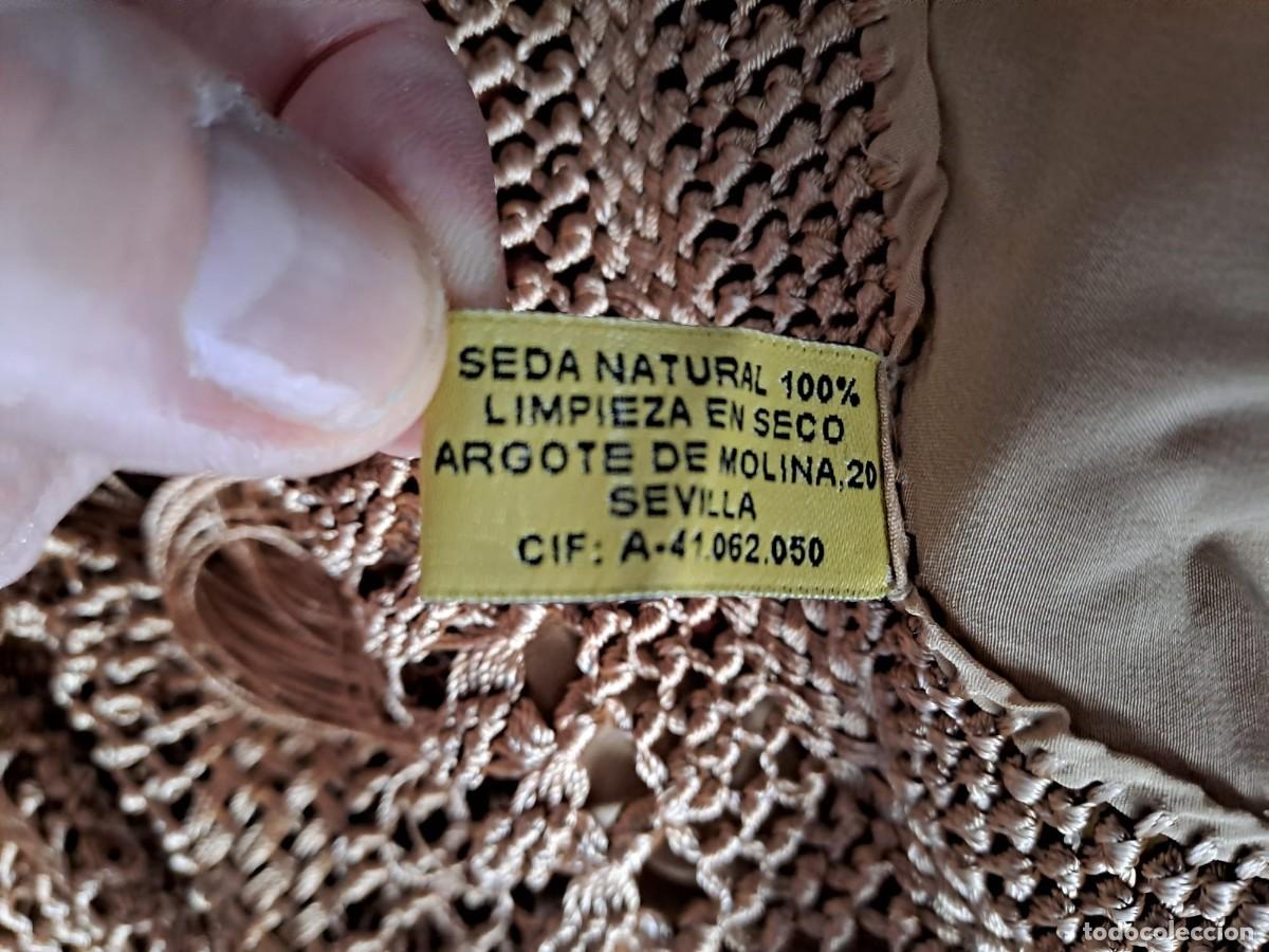 Antig&uuml;edades: Manton de manila Bordado a mano - Foto 8