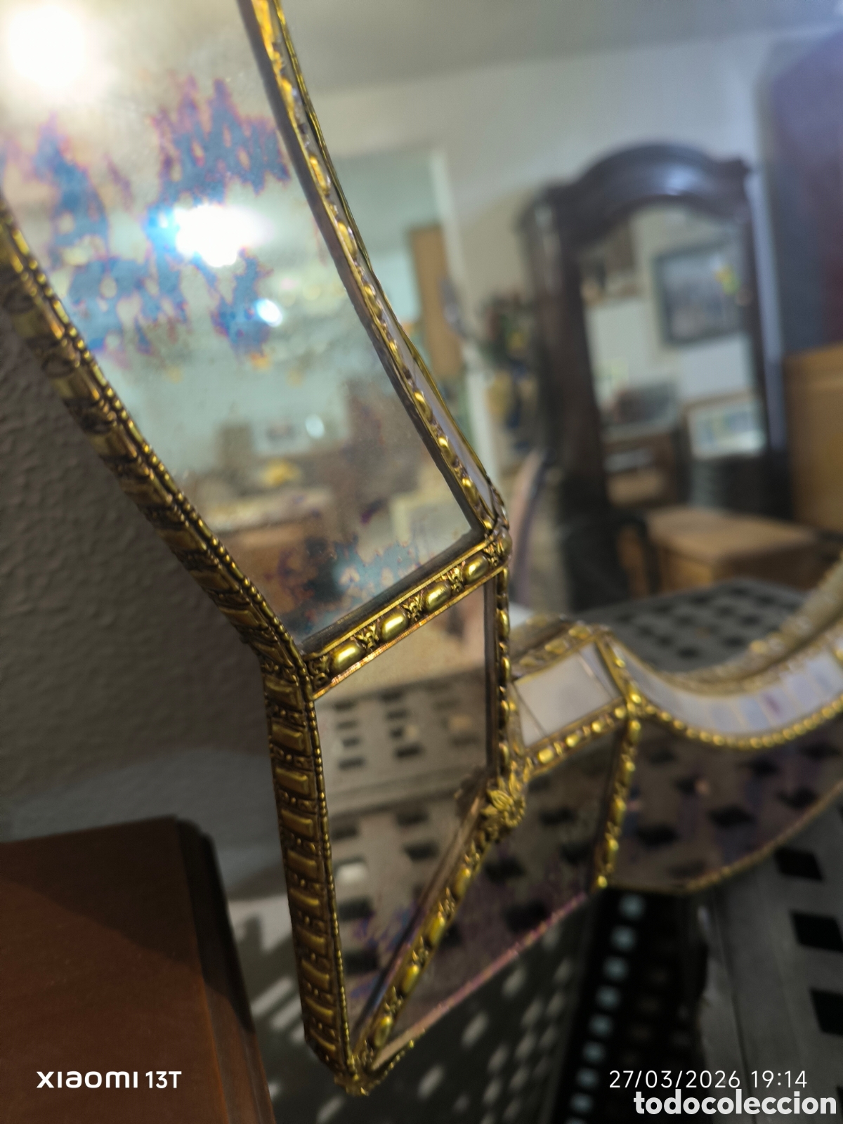 Antig&uuml;edades: Espejo estilo veneciano - Foto 4