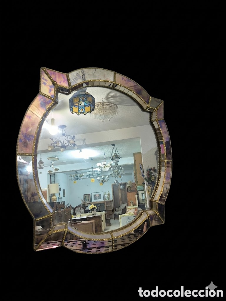 Antig&uuml;edades: Espejo estilo veneciano - Foto 1
