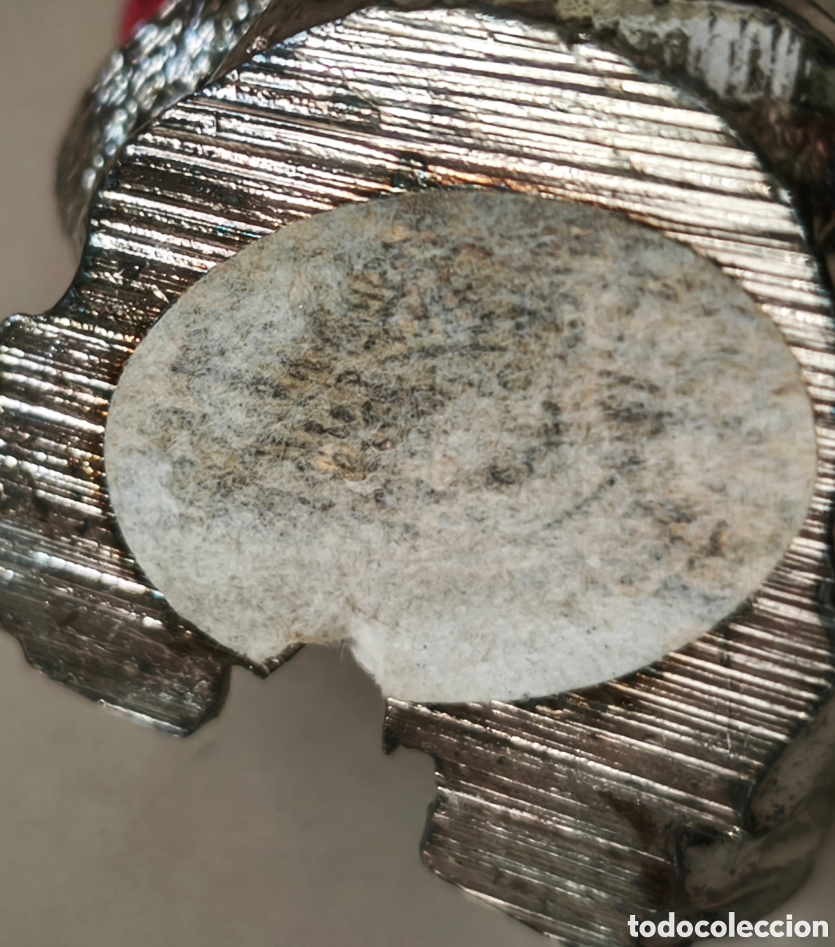 Antig&uuml;edades: Osito laminado de plata - Foto 6