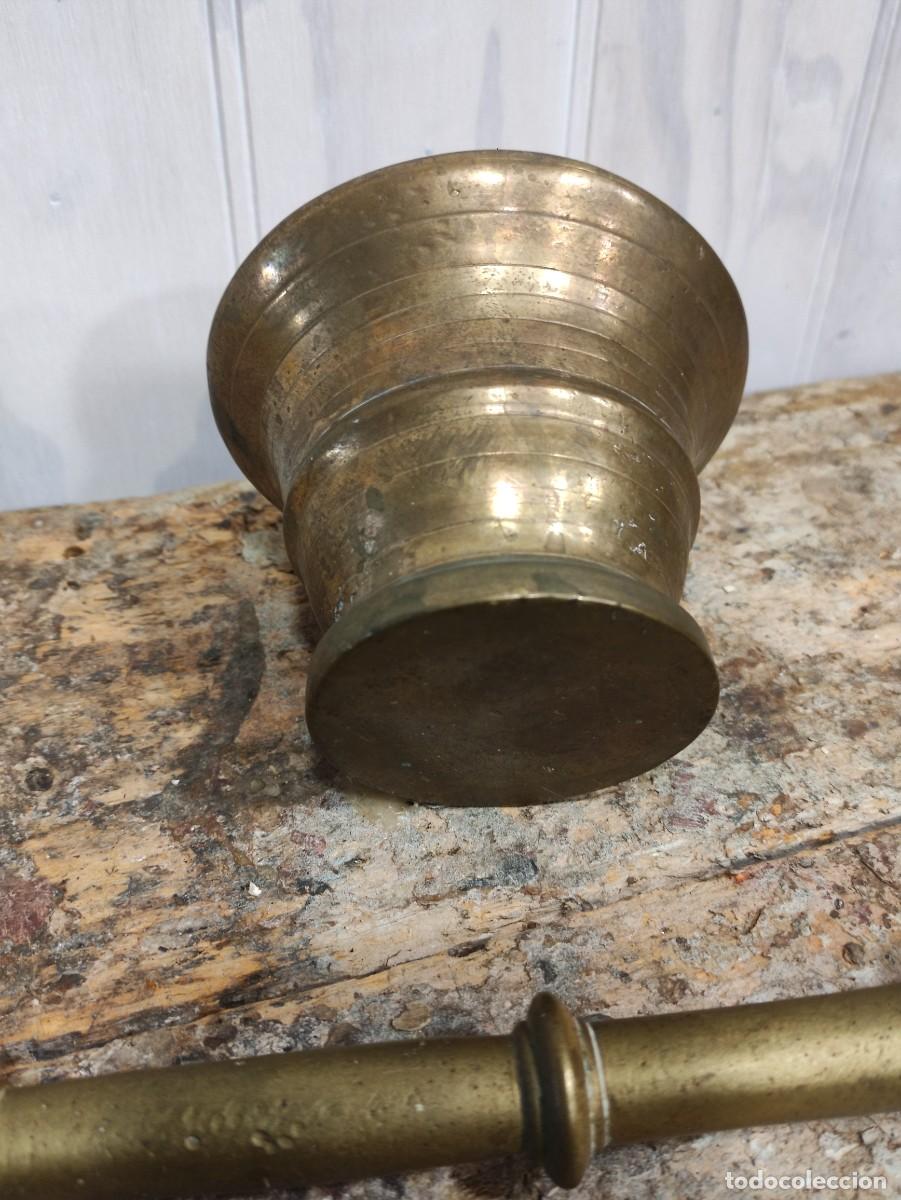 Antig&uuml;edades: Antiguo almirez de bronce - Foto 3
