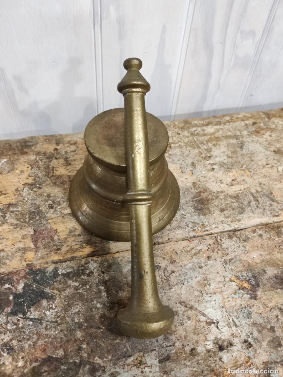 Antig&uuml;edades: Antiguo almirez de bronce - Foto 5