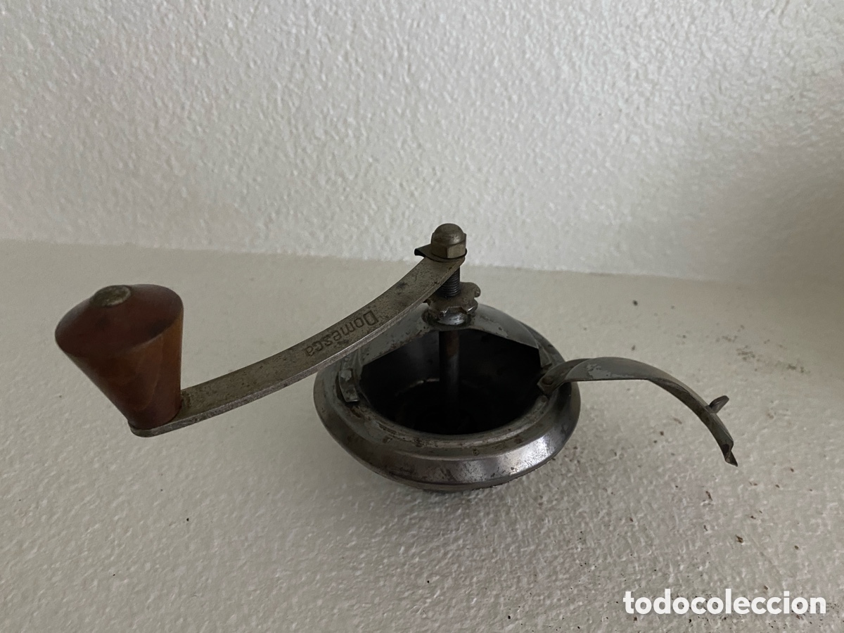 Antig&uuml;edades: Molinillo de caf&eacute; antiguo en aluminio - Foto 12