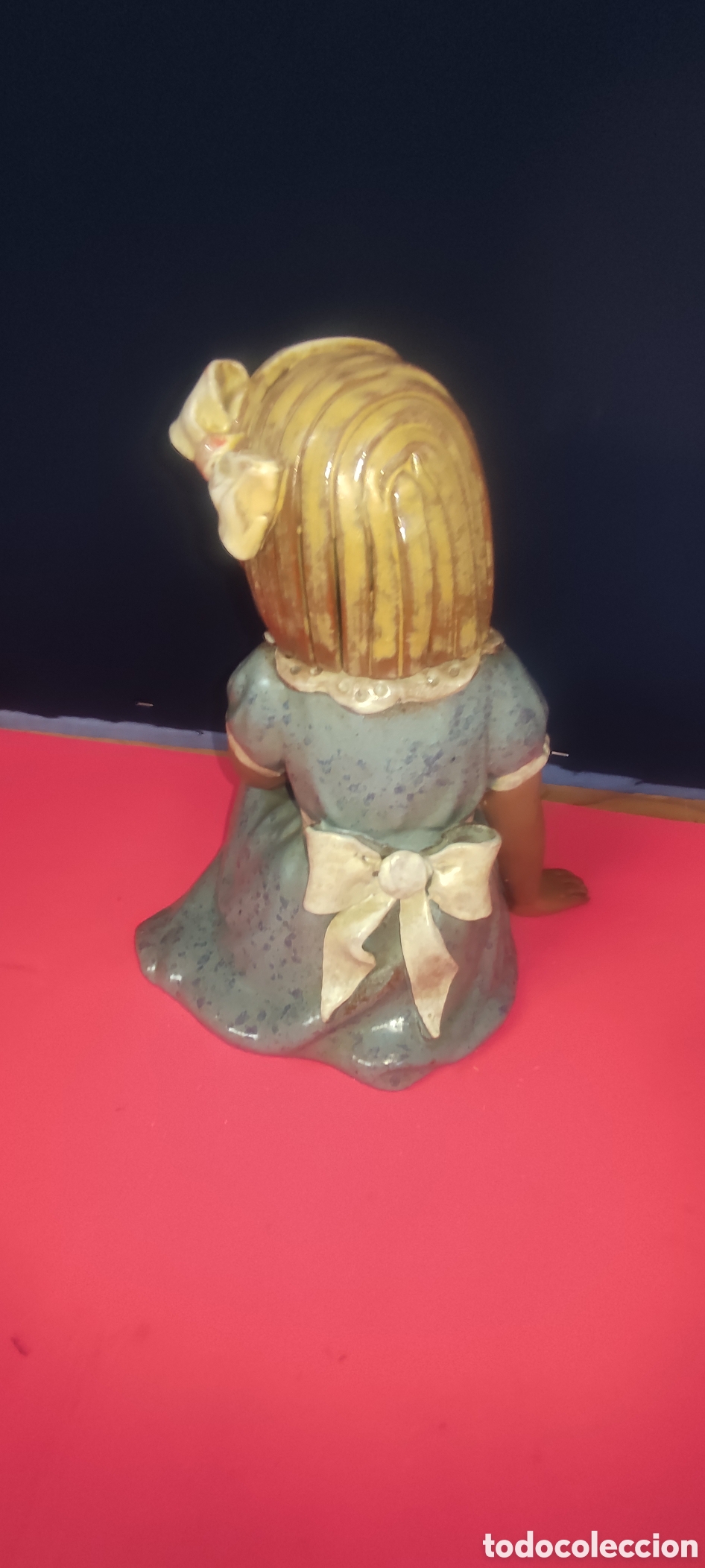 Antig&uuml;edades: Figura de barro pintada a mano - Foto 5